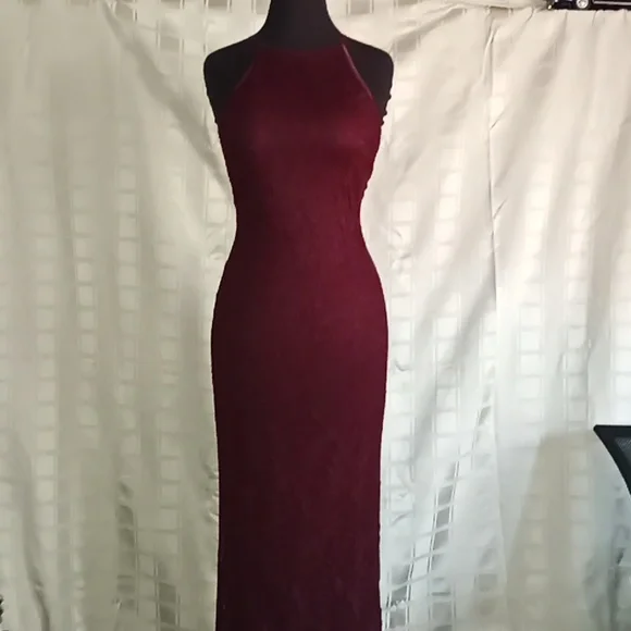 City Triangles Dresses | Vintage Burgundy Lace Dress | Color: Red | Size: S | Damarlataylor's Closet